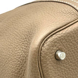 エルメス HERMES ピコタンロックMM Y刻 エトゥープ シルバー金具 トリヨン レディース ハンドバッグ