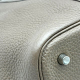 エルメス HERMES ピコタンロックMM Y刻 エトゥープ シルバー金具 トリヨン レディース ハンドバッグ