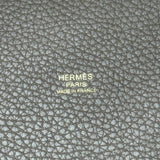エルメス HERMES ピコタンロックMM Z刻 エトゥープ ゴールド金具 トリヨン レディース ハンドバッグ