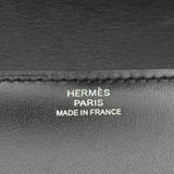 エルメス HERMES コンスタンス エラン K刻 ブラック/シルバー金具 ボックスカーフ レディース ショルダーバッグ
