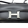 エルメス HERMES コンスタンス エラン K刻 ブラック/シルバー金具 ボックスカーフ レディース ショルダーバッグ