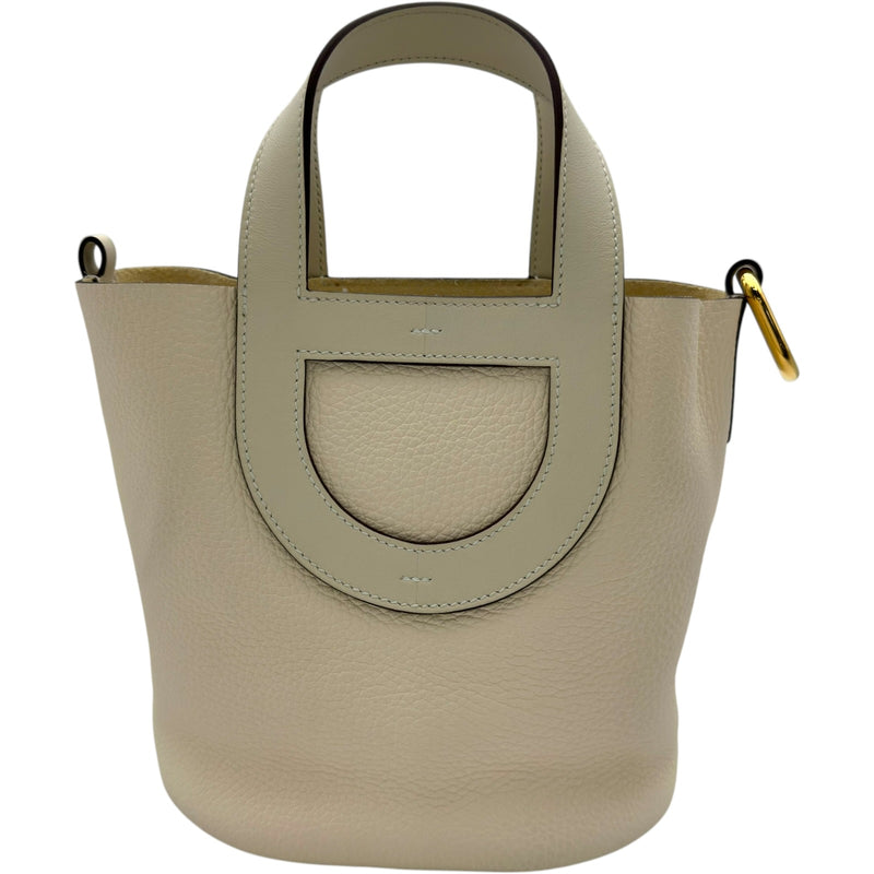 エルメスハンドバッグ エルメス HERMES インザループPM W刻 ナタ ゴールド金具 トリヨン