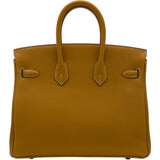 エルメス HERMES バーキン25 K刻 ナチュラルサブレ シルバー金具 トゴ レディース ハンドバッグ