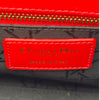 クリスチャン・ディオール Christian Dior レディディオール スモール レッド ゴールド金具 カナージュ/レザー レディース ハンドバッグ