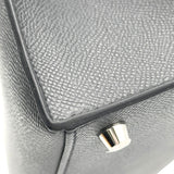 エルメス HERMES ケリー25　外縫い K刻 ブラック ゴールド/シルバー金具 エプソン レディース ハンドバッグ