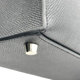 エルメス HERMES ケリー25　外縫い K刻 ブラック ゴールド/シルバー金具 エプソン レディース ハンドバッグ