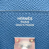 エルメス HERMES バーキン25 トリコロール K刻 ディープブルー/ブルーイドラ/ノワール エプソン レディース ハンドバッグ