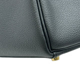 エルメス HERMES ケリー25 内縫い K刻 ブラック ゴールド金具 トゴ レディース ショルダーバッグ