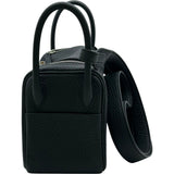 エルメス HERMES リンディミニ K刻 ブラック シルバー金具 トリヨン レディース ショルダーバッグ