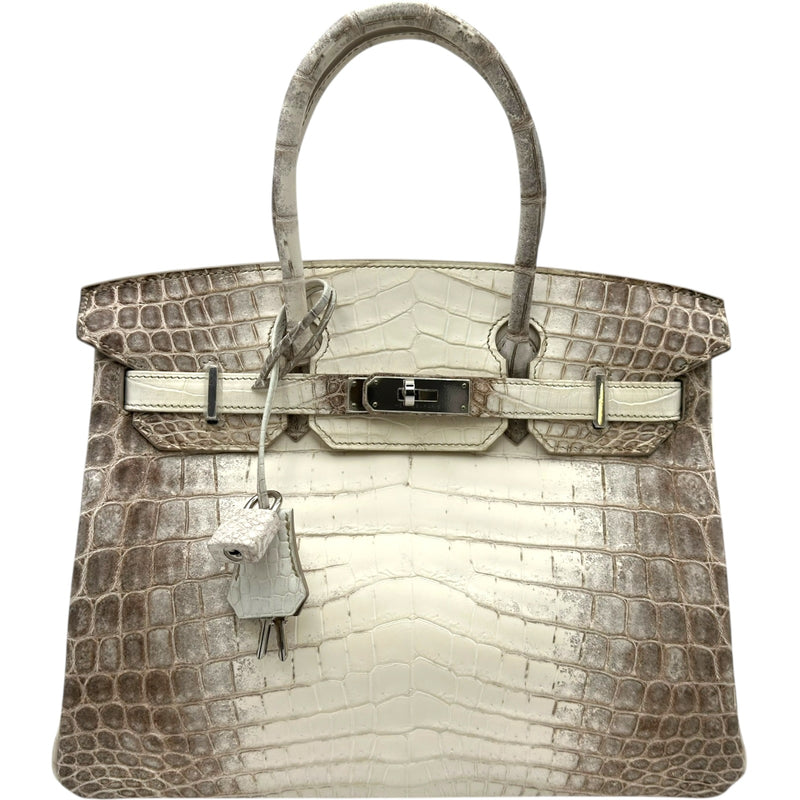 エルメス HERMES バーキン30 X刻 ヒマラヤ シルバー金具 ニロティカ