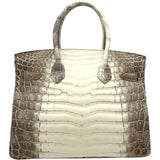 エルメス HERMES バーキン30 X刻 ヒマラヤ シルバー金具 ニロティカスマット レディース ハンドバッグ