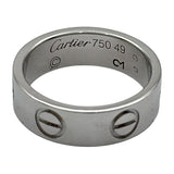 カルティエ Cartier ラブリング ホワイトゴールド 750 ジュエリー