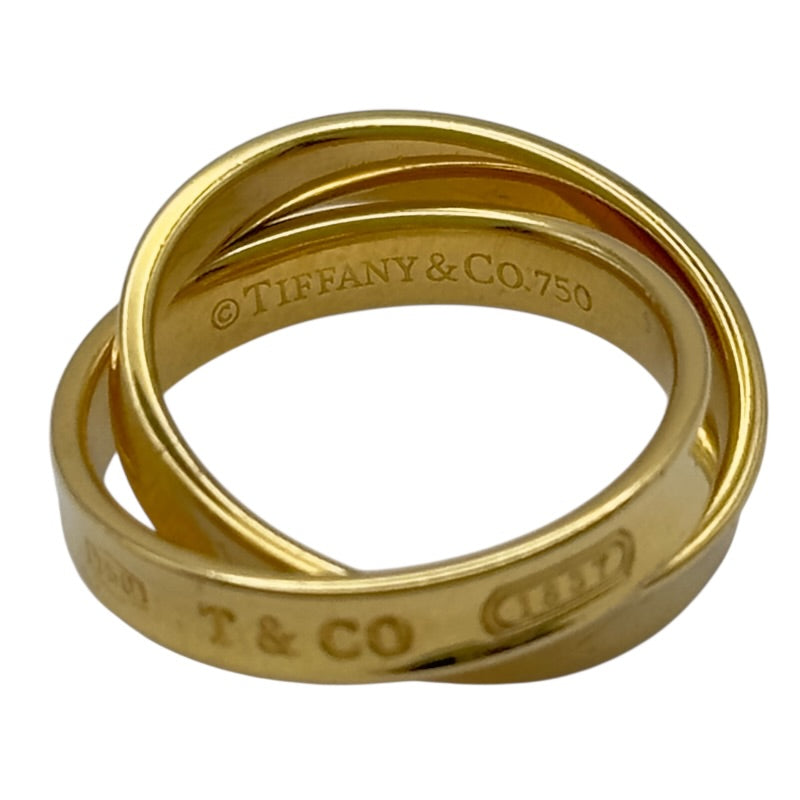 ティファニー TIFFANY＆CO 1837ナローダブルリング ゴールド 750