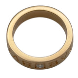 ブルガリ BVLGARI ダブルロゴリング ピンクゴールド Au750 ジュエリー
