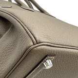 エルメス HERMES バーキン25 K刻 エトゥープ シルバー金具 トゴ レディース ハンドバッグ