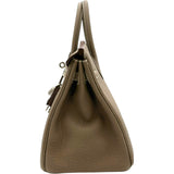 エルメス HERMES バーキン25 K刻 エトゥープ シルバー金具 トゴ レディース ハンドバッグ