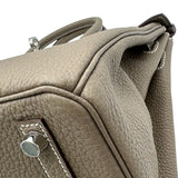 エルメス HERMES バーキン25 K刻 エトゥープ シルバー金具 トゴ レディース ハンドバッグ