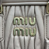 ミュウミュウ miu miu マルカディマテラッセバッグスモール 5BB123 べージュ ゴールド金具 ナッパレザー レディース ショルダーバッグ