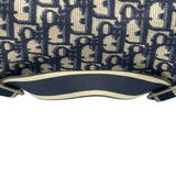 クリスチャン・ディオール Christian Dior オブリーク柄 バックパック ネイビー ジャガード レディース リュック・デイパック