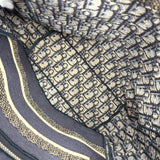 クリスチャン・ディオール Christian Dior オブリーク柄 バックパック ネイビー ジャガード レディース リュック・デイパック