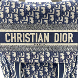 クリスチャン・ディオール Christian Dior オブリーク柄 バックパック ネイビー ジャガード レディース リュック・デイパック