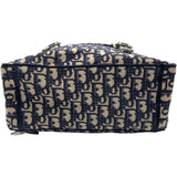 クリスチャン・ディオール Christian Dior オブリーク柄 バックパック ネイビー ジャガード レディース リュック・デイパック