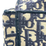 クリスチャン・ディオール Christian Dior オブリーク柄 バックパック ネイビー ジャガード レディース リュック・デイパック