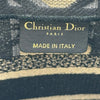 クリスチャン・ディオール Christian Dior ブックトート スモール MM1265ZZAU ネイビー/アイボリー コットン レディース トートバッグ