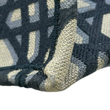 クリスチャン・ディオール Christian Dior ブックトート スモール MM1265ZZAU ネイビー/アイボリー コットン レディース トートバッグ