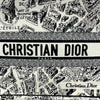 クリスチャン・ディオール Christian Dior ブックトート ミディアム M1296ZOMP ホワイト/ブラック コットン レディース トートバッグ