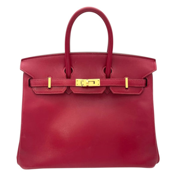エルメス HERMES バーキン25 □R刻印 ルージュヴィフ ゴールド金具