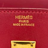 エルメス HERMES バーキン25 □R刻印 ルージュヴィフ ゴールド金具 タデラクト レディース ハンドバッグ