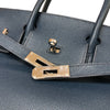 エルメス HERMES バーキン30 □L刻 ブループリュス シルバー金具 エプソン レディース ハンドバッグ