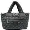 シャネル CHANEL コココクーン トートPM A48610 13番台 ブラック ナイロン レディース トートバッグ