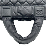 シャネル CHANEL コココクーン トートPM A48610 13番台 ブラック ナイロン レディース トートバッグ