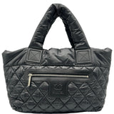 シャネル CHANEL コココクーン トートPM A48610 13番台 ブラック ナイロン レディース トートバッグ