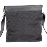 グッチ GUCCI GGナイロンショルダーバッグ 510342 ブラック　シルバー金具 GGナイロン メンズ ショルダーバッグ