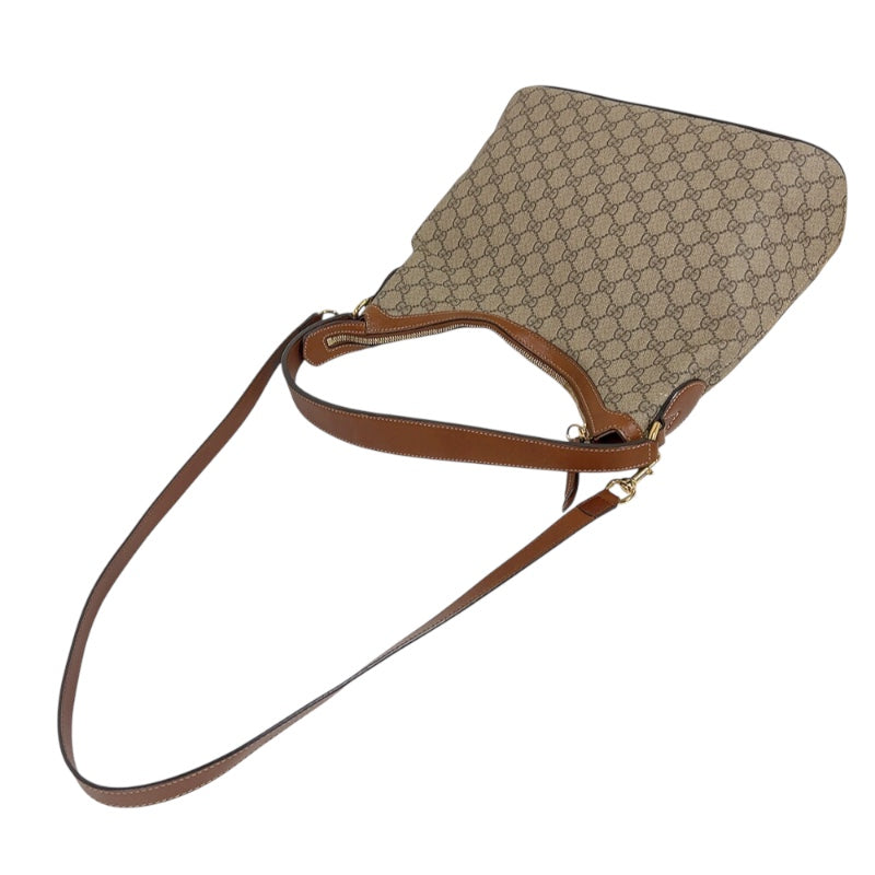 GUCCI GGスプリーム 2WAY ショルダーバッグ 414930 グッチ GUCCI GGスプリームホーボーバッグ 414930 ベージュ ゴールド