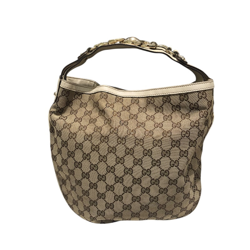 は*な様 GUCCI GGキャンバス ホースビット トートバッグ ブラウン 13 グッチ GUCCI ホースビットハンドバッグ 170013 ブラウン GGキャンバス