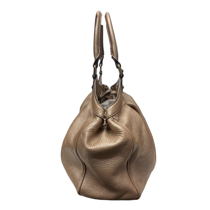 GUCCI スーキー レザー トートバッグ グッチ GUCCI スーキーレザートートバッグ 211944 ピンクゴールド