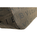 ブルガリ BVLGARI ロゴマニア ハンドバッグ ブラウン ロゴマニアキャンバス メンズ ハンドバッグ