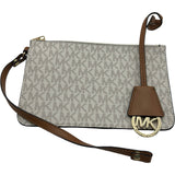 マイケル・コース MICHAEL KORS トートバッグ 30F6GH3T3V ホワイト ポリ塩化ビニル レディース トートバッグ