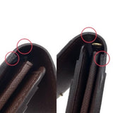 ルイ・ヴィトン LOUIS VUITTON ポルトフォイユ・サラ N63209 ダミエ PVC レディース 長財布