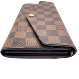 ルイ・ヴィトン LOUIS VUITTON ポルトフォイユ・サラ N63209 ダミエ PVC レディース 長財布