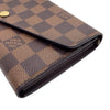 ルイ・ヴィトン LOUIS VUITTON ポルトフォイユ・サラ N63209 ダミエ PVC レディース 長財布