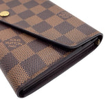 ルイ・ヴィトン LOUIS VUITTON ポルトフォイユ・サラ N63209 ダミエ PVC レディース 長財布