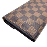ルイ・ヴィトン LOUIS VUITTON ポルトフォイユ・サラ N63209 ダミエ PVC レディース 長財布