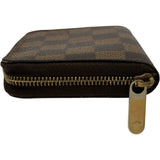 ルイ・ヴィトン LOUIS VUITTON ジッピー・コイン パース N63070 ブラウン ダミエキャンバス ユニセックス コインケース