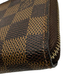 ルイ・ヴィトン LOUIS VUITTON ジッピー・コイン パース N63070 ブラウン ダミエキャンバス ユニセックス コインケース