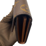 ルイ・ヴィトン LOUIS VUITTON ポルトフォイユ・サラ M60531 ブラウン PVC レディース 長財布
